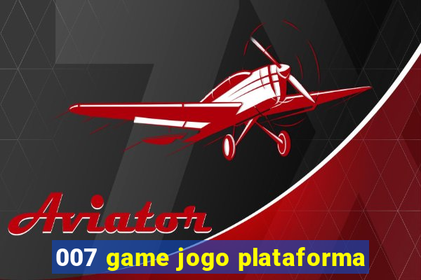 007 game jogo plataforma